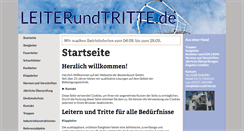 Desktop Screenshot of leiterundtritte.de